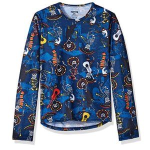 Youth Pepper Skins Print Crewneck, Mariachi-Navy